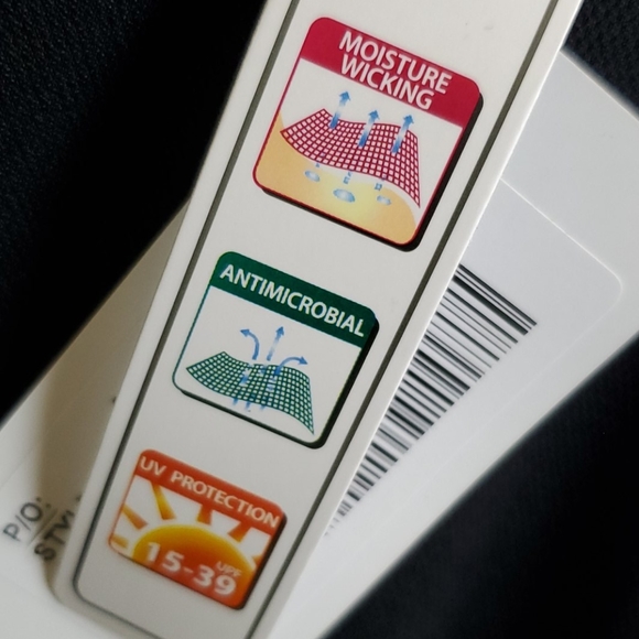 CORE 365, POLO, SHIRT, 2XL, BLACK - Picture 4 of 5